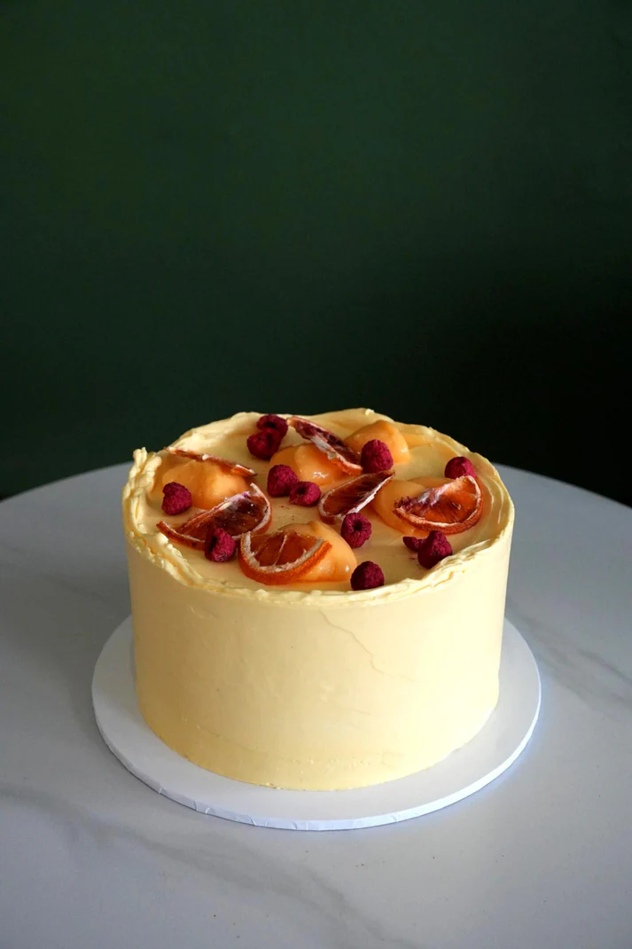 Vanilla, Lemon and Raspberry Cake, cake from Snow White Bakery